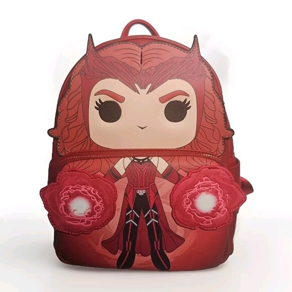 Loungefly Mini Backpack Disney Scarlet Witch - Picture 6 of 7
